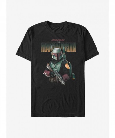 The Mandalorian T-Shirt for Men - Black, Lightweight Cotton