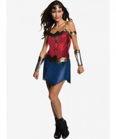 Wonder Woman Costume from DC Comics Justice League - Includes Top, Skirt, Belt, Tiara, Gauntlets