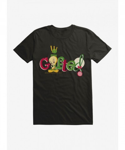 Looney Tunes Holiday Tweety Bird Men's Cotton T-Shirt