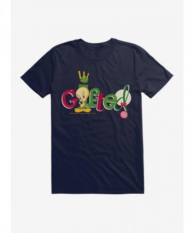 Looney Tunes Holiday Tweety Bird Men's Cotton T-Shirt