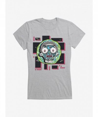 Rick And Morty 8-Bit Morty Graphic Tee for Girls