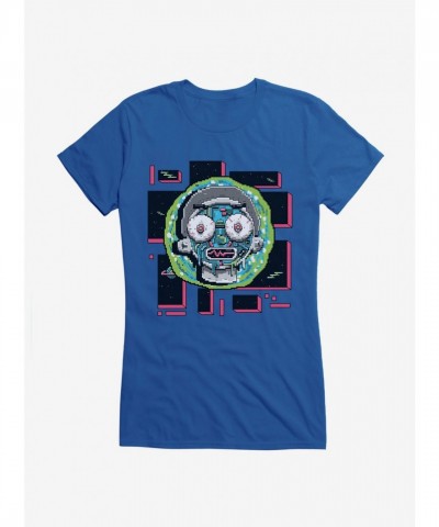 Rick And Morty 8-Bit Morty Graphic Tee for Girls
