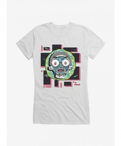 Rick And Morty 8-Bit Morty Graphic Tee for Girls