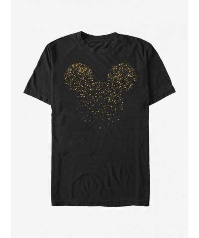 Disney Mickey Mouse Graphic T-Shirt - Lightweight Cotton Men's Black