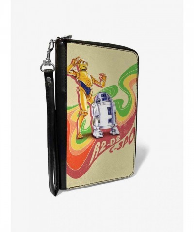 Star Wars C3PO & R2D2 Wave Pose Wallet - Premium Vegan Leather