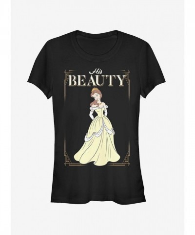 Disney Belle Girls Comfortable T-Shirt - Black