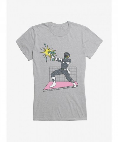 Mighty Morphin Power Rangers Black Ranger Tee for Girls