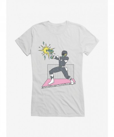 Mighty Morphin Power Rangers Black Ranger Tee for Girls
