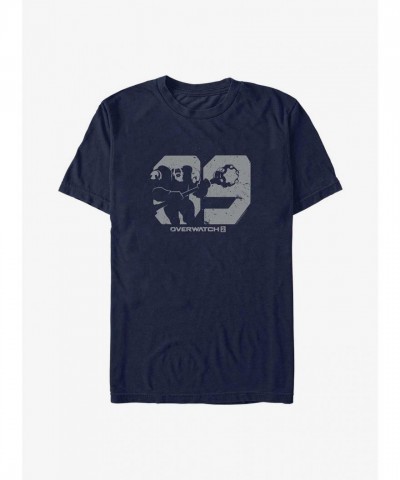 Overwatch 2 Reinhardt Blue Tank T-Shirt for Men