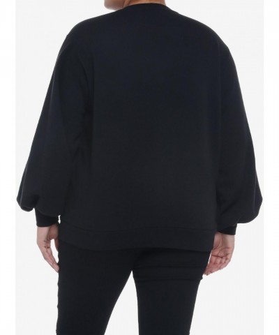 A Nightmare on Elm Street Lace-Up Plus Size Girls Sweatshirt