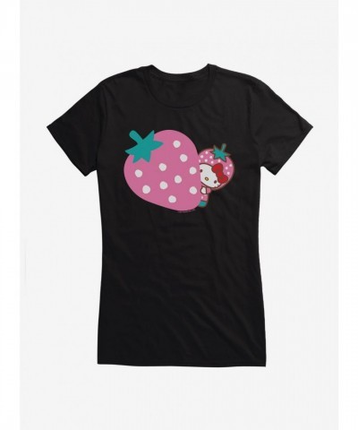 Hello Kitty Strawberry Graphic Tee for Girls