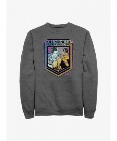 Erik Killmonger Military Ops Hoodie - Grey for Men