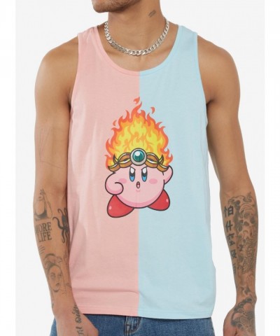 Kirby Fire Split Tank Top for Unisex