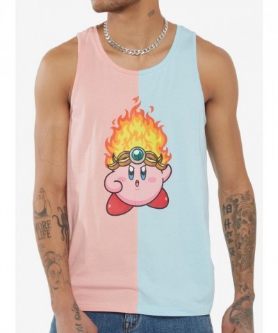 Kirby Fire Split Tank Top for Unisex