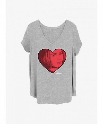 Marvel WandaVision Grey Plus Size T-Shirt for Girls