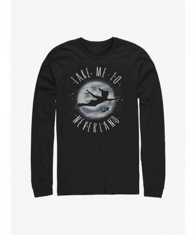 Disney Peter Pan Neverland Adventure Long-Sleeve T-Shirt - Men's Black
