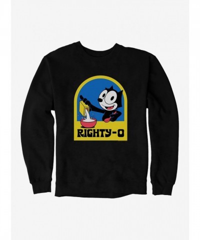 Felix The Cat Righty-O Men's Heavyweight Fleece Sweatshirt