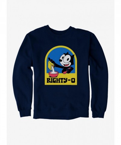 Felix The Cat Righty-O Men's Heavyweight Fleece Sweatshirt