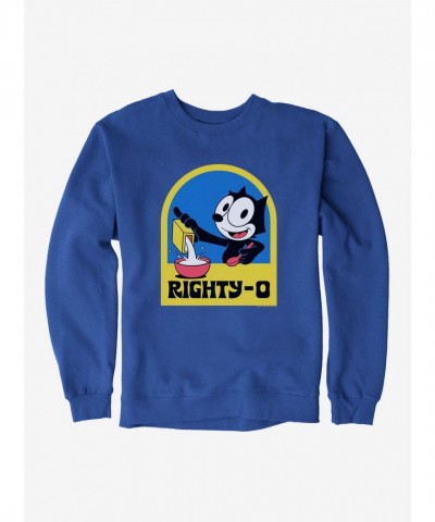 Felix The Cat Righty-O Men's Heavyweight Fleece Sweatshirt