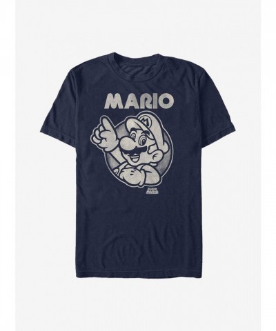 Nintendo So Mario Lightweight T-Shirt - Blue for Men