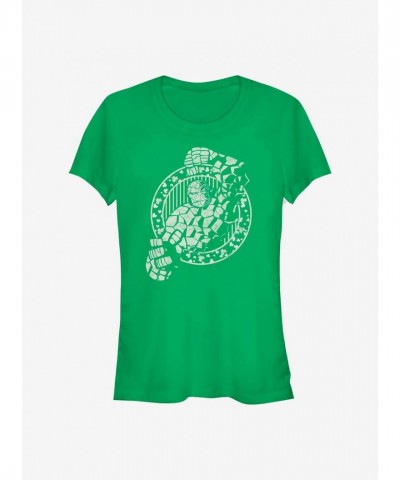 Marvel Fantastic Four Time Travel Adventure T-Shirt for Girls - Green